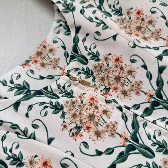 AGUA BY AGUA BENDITA Pluma floral corset cotton dress - Picture 9 of 13